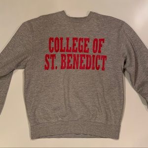 college of st.benedict crewneck